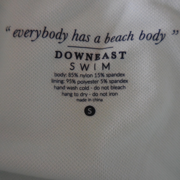 Downeast Swim Sunshine State One Piece Fair‎ Aqua Size Small - Picture 6 of 6